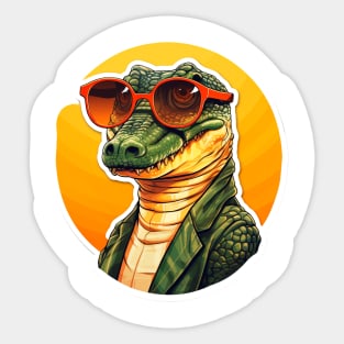 Cool Croc Sticker